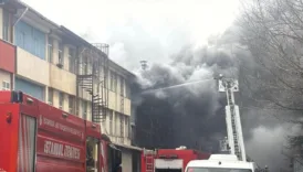 basaksehirde korkutan fabrika yangini cgp9wn9U