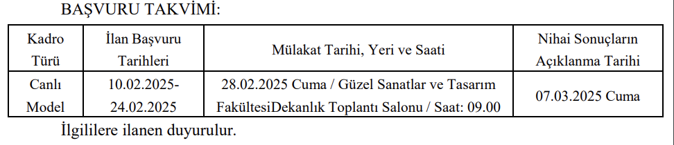 trabzon universitesi canli model ilani ve aranan nitelikler is ilanlari 0 qwVueFfF