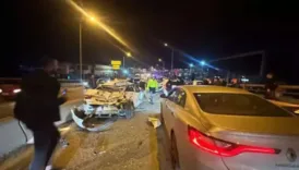 ankarada zincirleme kaza trafik uygulama noktasinda 9 arac birbirine girdi 9NHLV3S7
