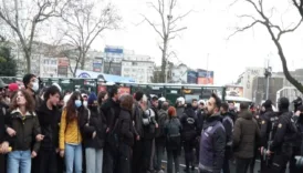 besiktasta izinsiz yuruyuse polis mudahalesi KchrBNYZ
