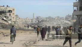 gazzenin kuzeyindeki beyt lahyaya filistinlilerin evlerine donusu suruyor u1h4vVi9