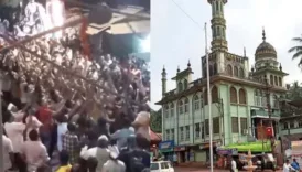 hindu irkcisi grup polis korumasi altinda camiye saldirdi l5rhWX6u