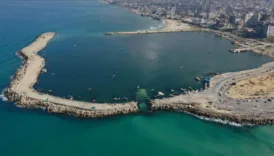 israil ordusunun saldirdigi gazze limani goruntulendi kT4PYcUF