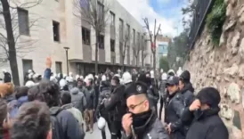 istanbul universitesinde izinsiz yuruyuse polis mudahalesi Ex1m3cnu