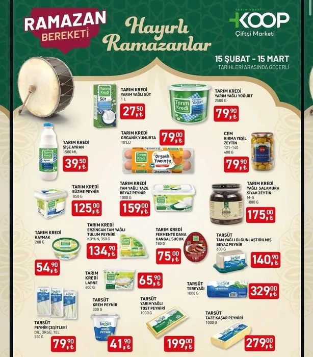 tarim kredi marketten ramazan indirimi 15 marta kadar surecek kampanya basladi 0 A8macskE