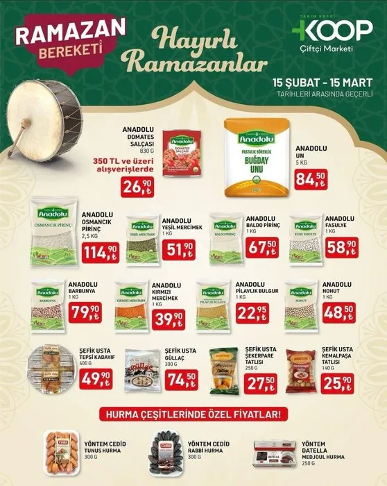 tarim kredi marketten ramazan indirimi 15 marta kadar surecek kampanya basladi 1