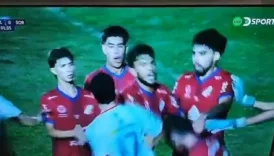 uruguayda saha karisti futbolcuyu yumrukla bayilttilar RfcOlmbs