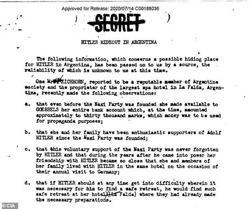 cia belgeleri sasirtti hitler olmedi 2 A5KFkHJZ