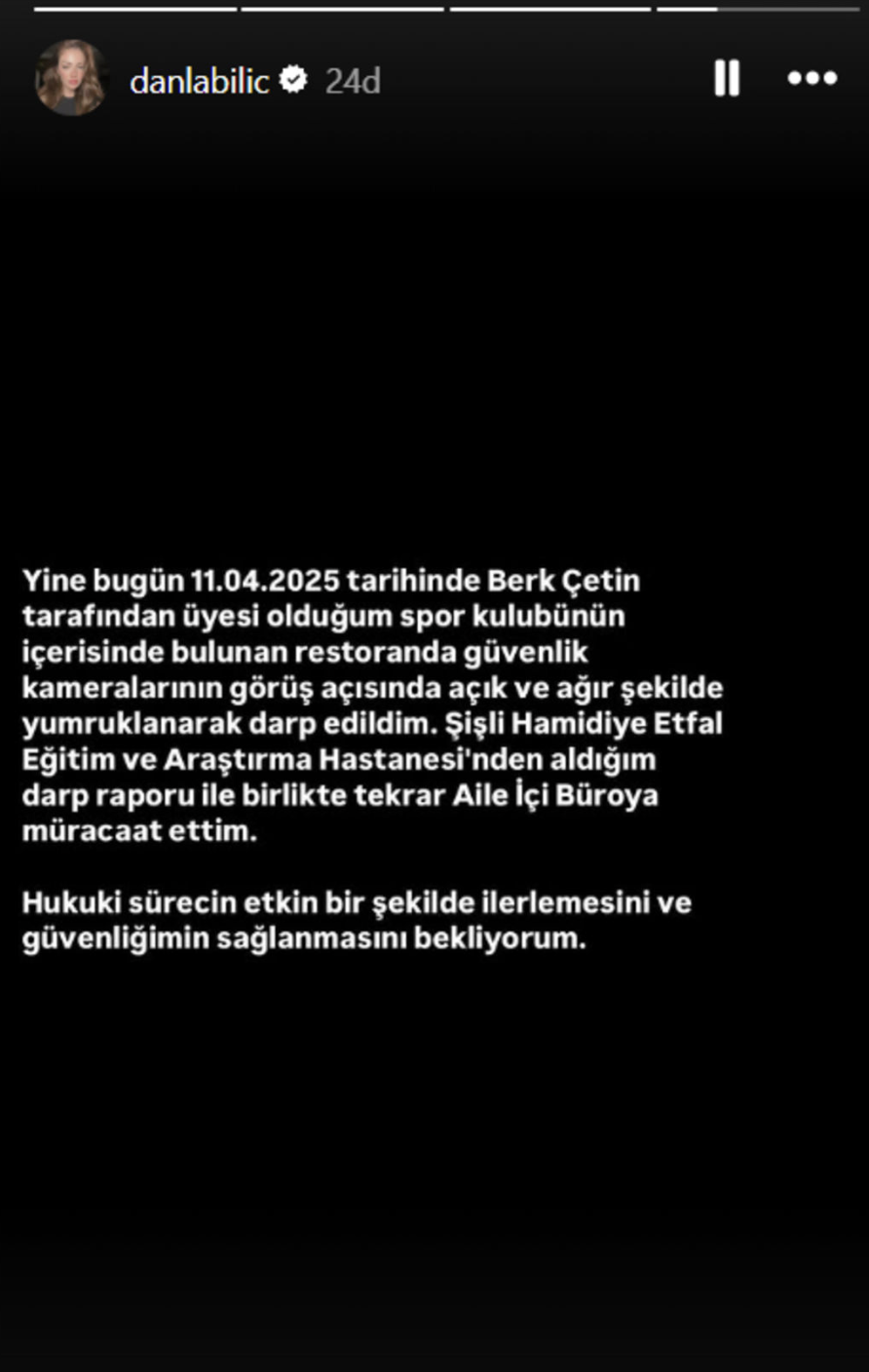 danla bilice ne oldu danla bilic ve eski sevgilisi berk cetin olayi nedir kavga nndz3WHe