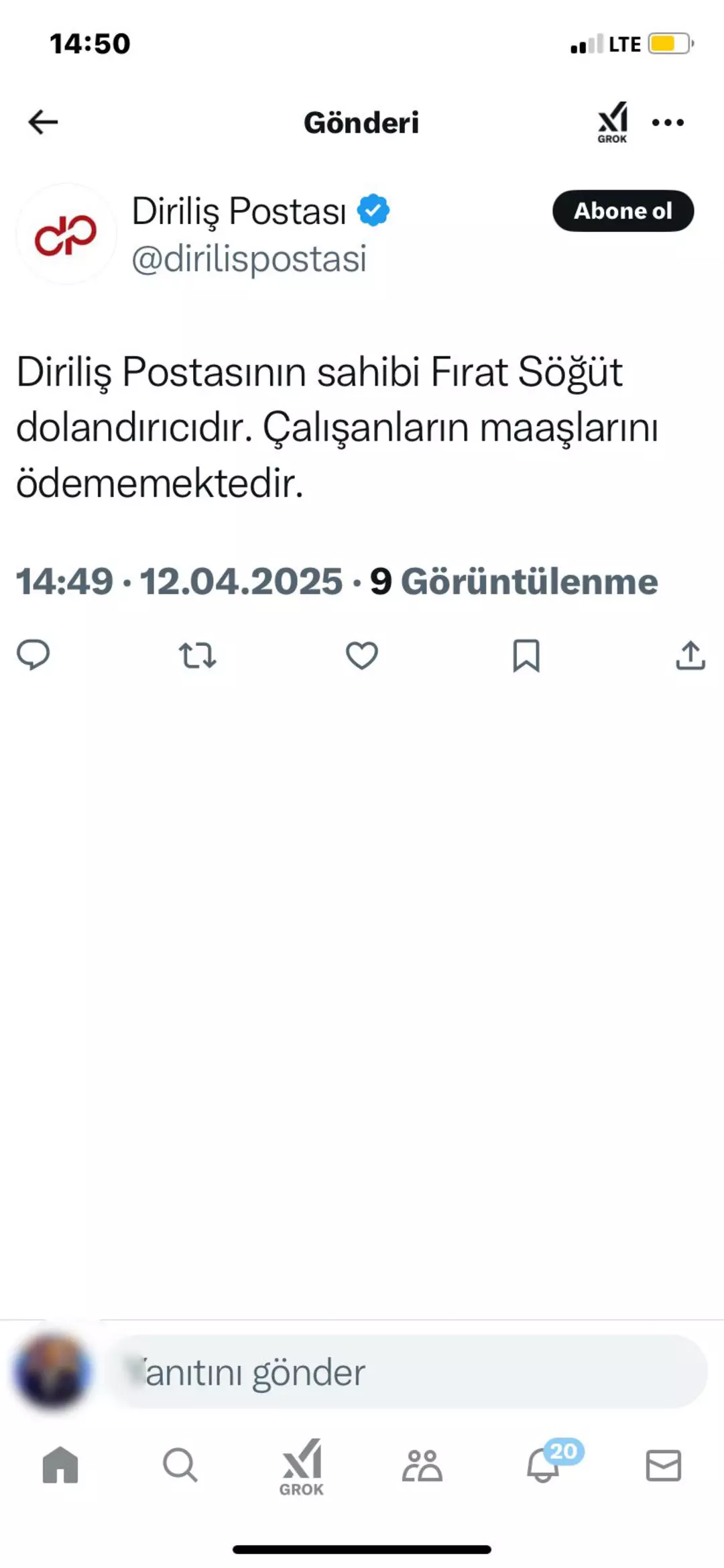 dirilis postasinin sahibi firat sogut hakkinda dolandiricilik iddiasi 0 gHJGVbNc