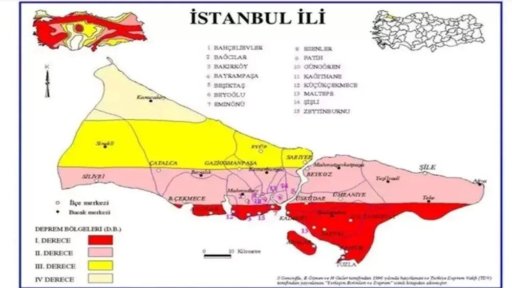 istanbul deprem riski haritasi 2025 ilce ilce risk durumu 1