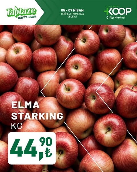 koop markette taptaze hafta sonu kampanyasi basladi 5 7 nisan tarihleri arasinda gecerli 2 eOd7I1qr