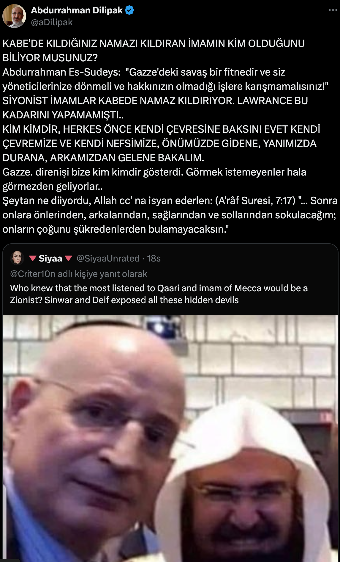 musluman dunyasinin en buyuk ikiyuzlusu yine gundemde 2