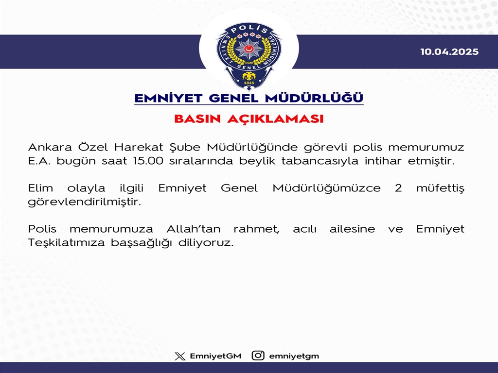 polis memuru beylik tabancasiyla intihar etti 0 WGuGOPWl