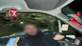 surucu kapiyi acip dans ederken yola dustu PQ2q8ePQ