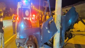 tekerlekli teneke direge carpan aracin surucusu agir yaralandi b7zdOuEY