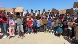 gazzeli cocuklardan dunyaya acliktan oluyoruz mesaji aZqpEFSp