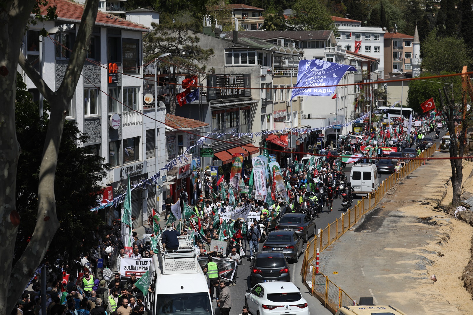 istanbulda on binler gazze icin abd konsolosluguna yurudu 4 64KAd24l