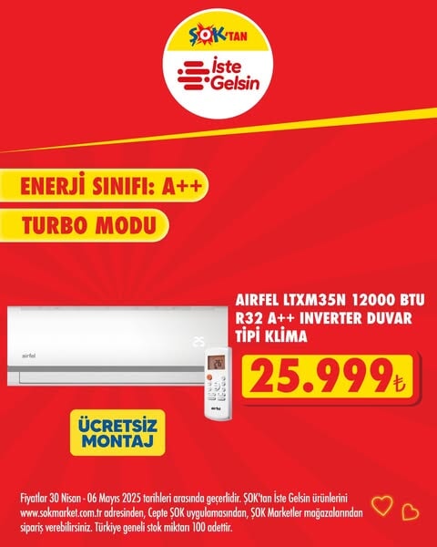 sok markette ne alirsan 25 tl kampanyasi ve klima satislari basladi 3