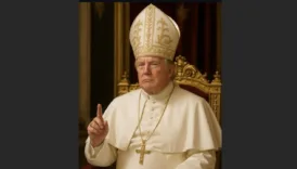 trump kendisini papa yapti POWlVUKn